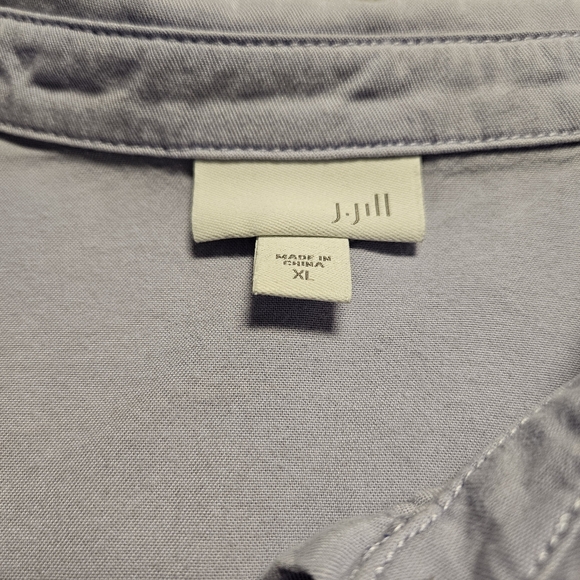J. Jill Long Sleeve Button Up Tunic Size XL - Picture 4 of 9